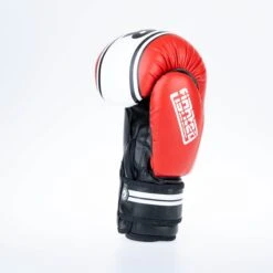 Fighter Boxing Gloves Basic Stripe - Red -Fighters Europe Shop 1376APU RW03