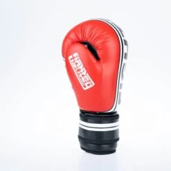 Fighter Boxing Gloves Basic Stripe - Red -Fighters Europe Shop 1376APU RW04
