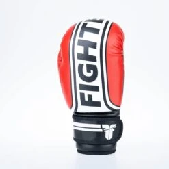 Fighter Boxing Gloves Basic Stripe - Red -Fighters Europe Shop 1376APU RW06