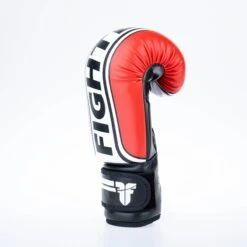 Fighter Boxing Gloves Basic Stripe - Red -Fighters Europe Shop 1376APU RW07