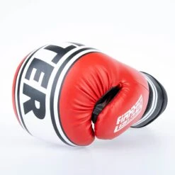 Fighter Boxing Gloves Basic Stripe - Red -Fighters Europe Shop 1376APU RW10