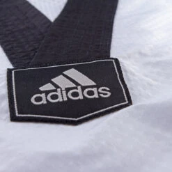 ADIDAS TKD Dobok ADI-Contest 3 - White / Black V-neck, ADITC02 -Fighters Europe Shop 13a3aac279c550471b131fc496eff4d4