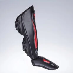 Fighter Shinguards Thai Ergo - Black/red, FSG-004BR -Fighters Europe Shop 141430488cf764fa5f20754464066e16