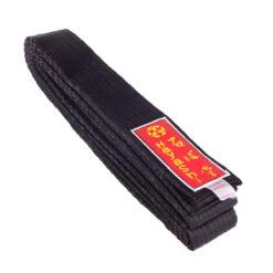 Karate Black Satin Belt, 0571-9