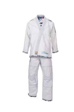 Top Ten Brazilian Jiu Jitsu Uniform Mohicans - White, 15123-1