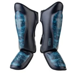 Fighter Shinguards Thai - Jungle Series - Blue Camo, JE1573CA