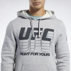 Reebok UFC FG Hoodie - Grey, FK2342 -Fighters Europe Shop 3781f648578205986a2366cae143084a