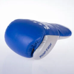 Top Ten Pro Boxing Gloves - Blue/silver, 20182-6110 -Fighters Europe Shop 38411600cd7a456a51b7abff811fbca3