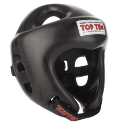 Headguard Top Ten Fight - Black, 1061 Black