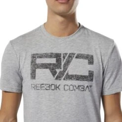 Reebok Combat Core Tee - Grey, DQ1985 -Fighters Europe Shop 5efc89bafd4e932459087b53def8c0c9