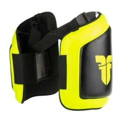 Fighter Thigh Pads - Black/yellow, FTHP-001BNY