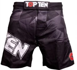 Top Ten MMA Prism Shorts - Black, 18151-91