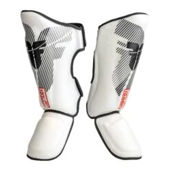 Fighter Shinguards Thai Classic - White/black, JE1573BWH