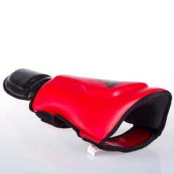Fighter Shinguards Thai Classic - Red/black, JE1573RB -Fighters Europe Shop 6583fc7c6492b028ce585582cd303fb5