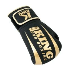 King Pro Boxing Boxing Gloves Revo 6 - Black/gold -Fighters Europe Shop 6 5 8