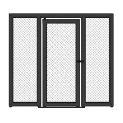 MMA Cage Panel With Door And Extra Left And Right Padding, CPD-LR
