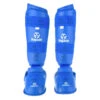 Karate Kickprotector - Instep And Shin WKF - Blue, 343-6N