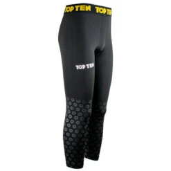 MMA Compression Legging TOP TEN Black Print - černá, 1880-99 -Fighters Europe Shop 8883d464274b00d1cf4187001618ccb6