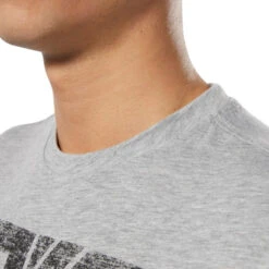 Reebok Combat Core Tee - Grey, DQ1985 -Fighters Europe Shop 915ba470ea0b8aa67de46e1ea1be95d9