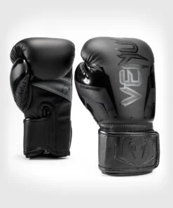 Venum Boxing Gloves Elite Evo - Black -Fighters Europe Shop 999591bce0abfdd1e8e8c1cd801e13e0542d585f BG ELITE EVO BLACK BLACK 01