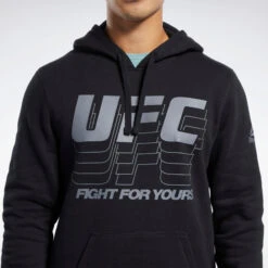 Reebok UFC FG Hoodie - Black, FJ5161 -Fighters Europe Shop 9b9f6ecad22964edc89281705d4717a9
