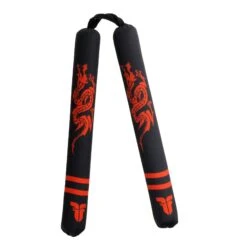 Fighter Soft Nunchaku - Dragon - Black/red