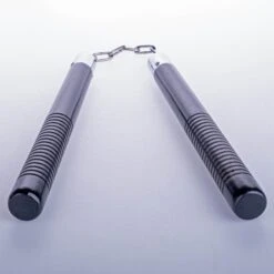 Nunchaku Overall Carved - Black -Fighters Europe Shop DSCF5757