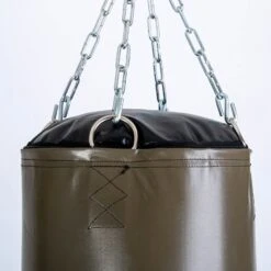 Fighter Boxing Bag Professional - Khaki/gold, 150cm & 180cm; Diameter 36cm -Fighters Europe Shop DSCF9027