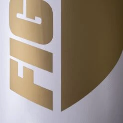 Fighter Boxing Bag Professional - White/gold, 150cm & 180cm; Diameter 36cm -Fighters Europe Shop DSCF9753