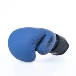 Fighter Boxing Gloves SPLIT Stripes - Blue/black -Fighters Europe Shop FBG 001 SBL08