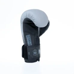 Fighter Boxing Gloves SPLIT Stripes - Gray/black -Fighters Europe Shop FBG 001 SGR07