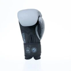 Fighter Boxing Gloves SPLIT Stripes - Gray/black -Fighters Europe Shop FBG 001 SGR08