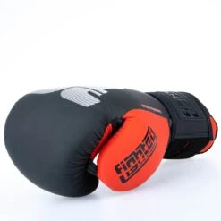 Fighter Boxing Gloves Secure Fit - Black/red -Fighters Europe Shop FBG 007 BRD11