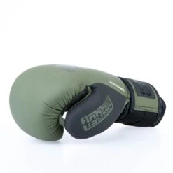 Fighter Boxing Gloves Secure Fit - Khaki/black -Fighters Europe Shop FBG 007 KHB10