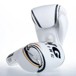 King Pro Boxing BG THOR - White/gold -Fighters Europe Shop KPBBG THOR WH08