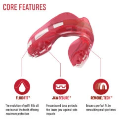 SAFEJAWZ Ortho Series Self-Fit Mouthguard For Braces - Pink -Fighters Europe Shop SW ortho ice pink feature 2000x c4dd7c1c 7e15 4b33 9976 84f685918f7b