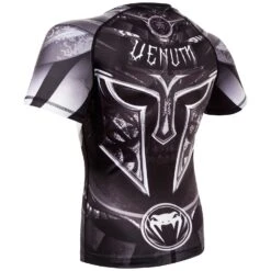 Venum Gladiator 3.0 Rashguard -Fighters Europe Shop bab63180a6dffd952a9bd454abe64a95bc723ba4 rash gladiator ss black white 1500 03