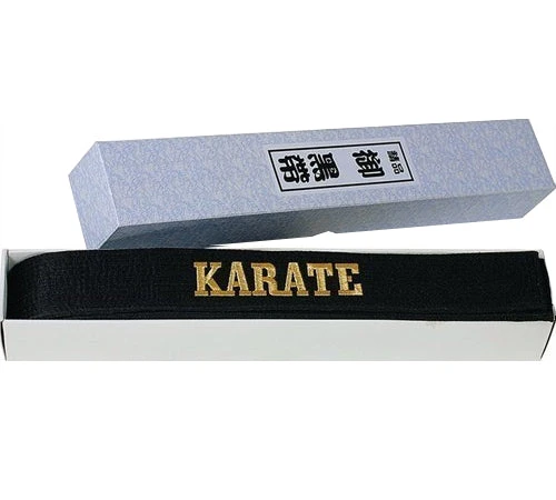 Hayashi Embroidered Karate Black Satin Belt, 058-9 -Fighters Europe Shop bad4d37175395c5e3eabe409c836346f 4d013205 3da2 4cda b724 de396bdf55de