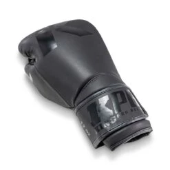 King Pro Boxing Boxing Gloves Pellis - Black -Fighters Europe Shop booster4755