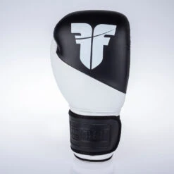 Fighter Boxing Gloves SPLIT- Black/white, FBG-001BW -Fighters Europe Shop deda16b1c6a8ff256c9bfbce906264e6