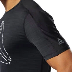 Reebok Training Activchill Tee - Black, DU3933 -Fighters Europe Shop deed124a027995ef3666d2db39321718