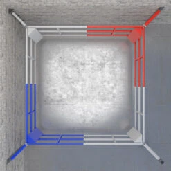 Floor Boxing Ring Fighter Wall With 3 Ropes, BRF-NF3W -Fighters Europe Shop e7fe073592694c4fd8f0c58bcd89385a