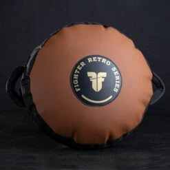 Fighter Round Retro Belly Target - Brown -Fighters Europe Shop fighter belly target10
