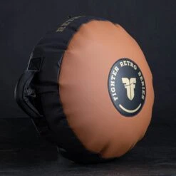 Fighter Round Retro Belly Target - Brown -Fighters Europe Shop fighter belly target11