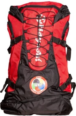 Hayashi WKF Giant Backpack - 8011-4 -Fighters Europe Shop hayashi backpack giant black red 8011