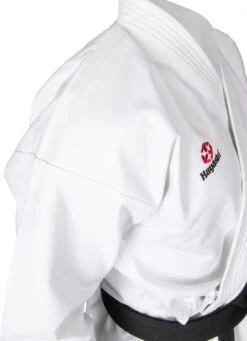 Karate-gi Hayashi Katamori, 0295-1 -Fighters Europe Shop hayashi gi katamori white white 0295 detail3 3 4