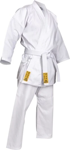 HayashiKarate Gi KINSA, 021-1 -Fighters Europe Shop hayashi gi kinsa white 021 left
