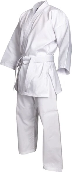HayashiKarate Gi KINSA, 021-1 -Fighters Europe Shop hayashi gi kinsa white 021 right