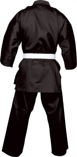 Hayashi Karate Gi KIRIN - Black, 022-9 -Fighters Europe Shop hayashi gi kirin black 022 back 3