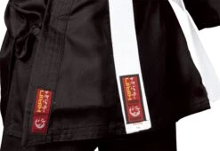 Hayashi Karate Gi KIRIN - Black, 022-9 -Fighters Europe Shop hayashi gi kirin black 022 detail2 3